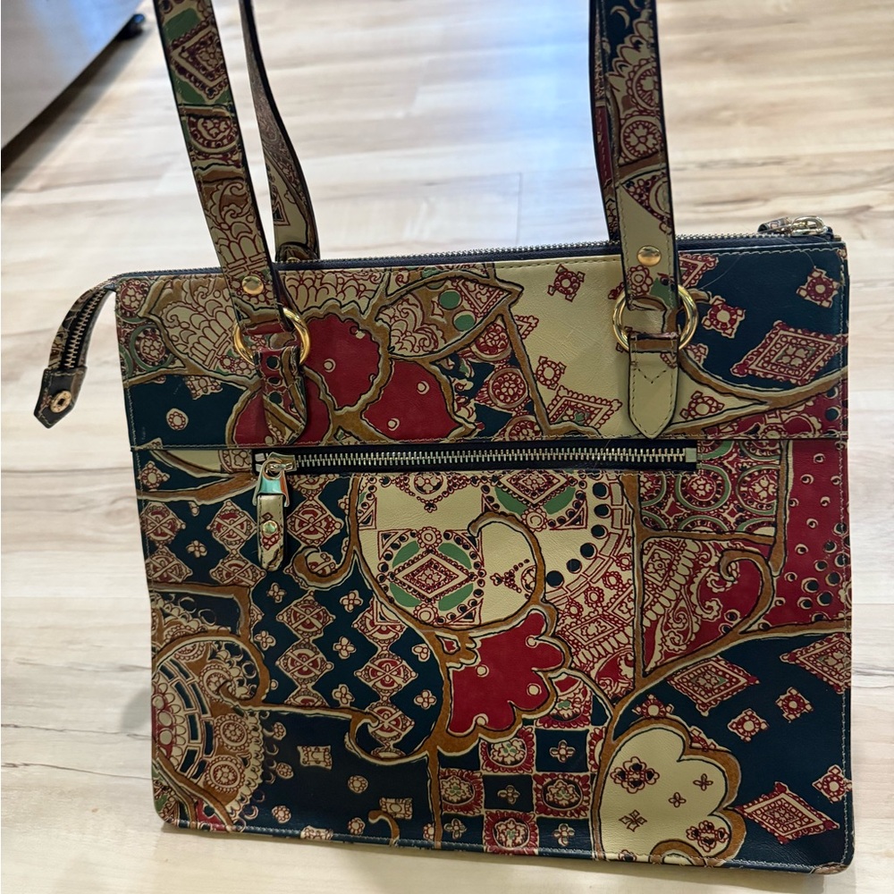 Elegant Multicolor Patterned Women's Bag